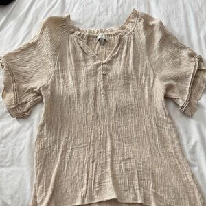 Wonderly Beige Blouse